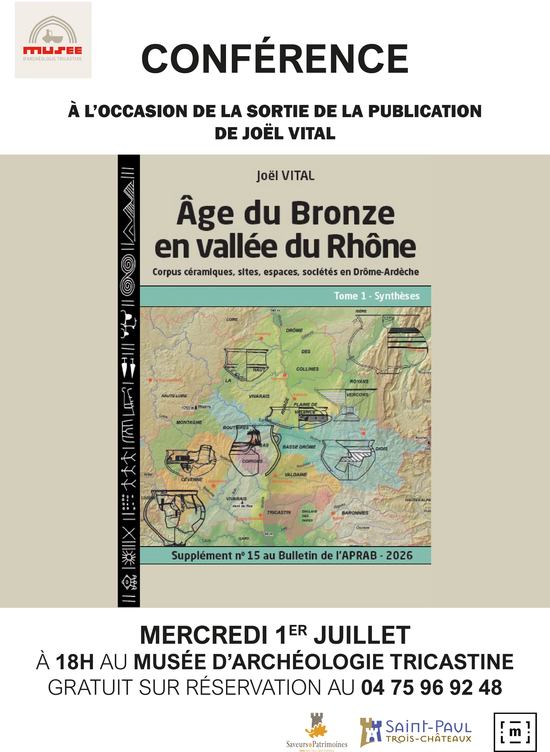 Protohistoire du Tricastin : CONFERENCE